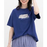 ブルー | 【ハニーズ】トップス Tシャツ 半袖Tシャツ | Honeys