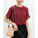 ボルドー | トップス カットソー 半袖 | Honeys