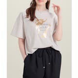 グレージュ | トップス Tシャツ 半袖Tシャツ | Honeys