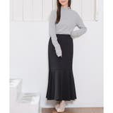 スカート ロングスカート 黒 | Honeys | 詳細画像6 