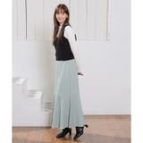 スカート ロングスカート 黒 | Honeys | 詳細画像10 