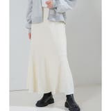 アイボリー | スカート ロングスカート 黒 | Honeys