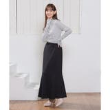 スカート ロングスカート 黒 | Honeys | 詳細画像5 