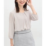 グレージュ | トップス ブラウス オフィス | Honeys