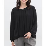 ブラック | トップス ブラウス 長袖 | Honeys