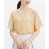 イエロー | トップス ブラウス 半袖 | Honeys