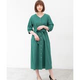 【ハニーズ】ワンピース ロング丈 6分袖 | Honeys | 詳細画像8 