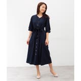 【ハニーズ】ワンピース ロング丈 6分袖 | Honeys | 詳細画像2 