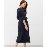 【ハニーズ】ワンピース ロング丈 6分袖 | Honeys | 詳細画像4 