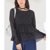 クロ×オフ | トップス カットソー 長袖 | Honeys