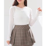 アイボリー | トップス カットソー 長袖 | Honeys
