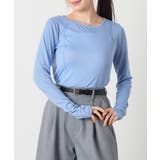 サックス | トップス カットソー 長袖 | Honeys