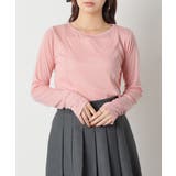 ピンク | トップス カットソー 長袖 | Honeys