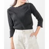 ブラック | トップス Tシャツ 半袖 | Honeys