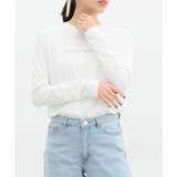 オフ×ベージュ | トップス Tシャツ ロゴT | Honeys