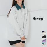 スウェット 長袖 トレーナー | Honeys | 詳細画像1