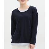 ネイビー | トップス カットソー レディース | Honeys
