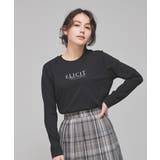 ブラック | トップス カットソー 長袖 | Honeys