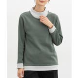 グリーン | トップス カットソー 長袖 | Honeys