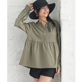 カーキ | トップス カットソー 長袖 | Honeys