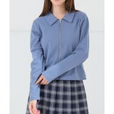 ブルー | トップス カーディガン 羽織り | Honeys