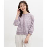 トップス カーディガン フラワー刺繍 | Honeys | 詳細画像9 