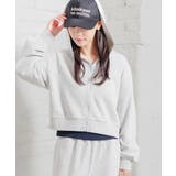 杢グレー | トップス パーカー ジップパーカー | Honeys