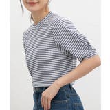オフ×ブルー | トップス カットソー 半袖 | Honeys