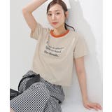 ベージュ | トップス Tシャツ 半袖Tシャツ | Honeys