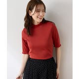 レッド | トップス カットソー 接触冷感 | Honeys