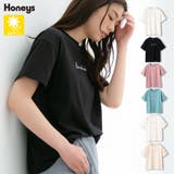 【ハニーズ】トップス チュニック 6分袖 | Honeys | 詳細画像1