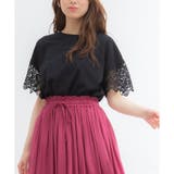 ブラック | 【ハニーズ】Tシャツ トップス UVカット | Honeys