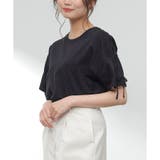 ブラック | 【ハニーズ】トップス Tシャツ 半袖 | Honeys