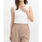 アイボリー | トップス タンクトップ UVカット | Honeys