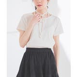 アイボリー | 【ハニーズ】トップス カットソー 半袖 | Honeys