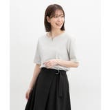 ライトグレー | トップス カットソー UVカット | Honeys