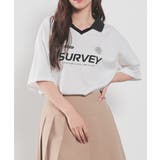 ホワイト | トップス カットソー 半袖 | Honeys