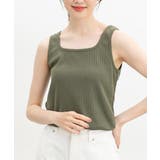 カーキ | トップス タンクトップ UVカット | Honeys