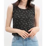 チャコール×オフ | トップス タンクトップ UVカット | Honeys