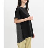 ブラック | トップス カットソー 半袖 | Honeys