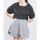 ブラック | 【ハニーズ】トップス カットソー 半袖 | Honeys