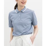 サックス | トップス ポロシャツ カットソー | Honeys