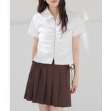 ホワイト | トップス カーディガン 半袖 | Honeys