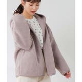 ピンク | 【ハニーズ】ボアフードブルゾン | Honeys