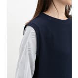 ワンピース ロング丈 レイヤード風ワンピース | Honeys | 詳細画像10