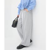 杢グレー | ボトムス パンツ ワイドパンツ | Honeys