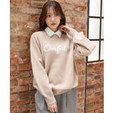 付け衿 パールビジュー レギュラーカラー | Honeys | 詳細画像2 