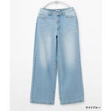 Honeys ハニーズ デニムワイドパンツ(股下73cm) | Honeys | 詳細画像12