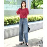 Honeys ハニーズ デニムワイドパンツ(股下73cm) | Honeys | 詳細画像9