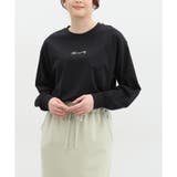 ブラック | トップス ロンT Tシャツ | Honeys